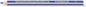Staedtler Jumbo Noris 128 Lapiz Triangular de Color - Mina de 4mm - Resistencia a la Rotura - Diseño Ergonomico - Color Azul - Cantidad: 12