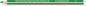 Staedtler Jumbo Noris 128 Lapiz Triangular de Color - Mina de 4mm - Resistencia a la Rotura - Diseño Ergonomico - Color Verde - Cantidad: 12