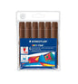 Staedtler Noris Watercolour 340 Pack de 6 Rotuladores de Gran Tamaño - Trazo 3mm Aprox - Lavable Facilmente - Tinta Base de Agua - Color Marron