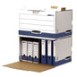 Fellowes Bankers Box Contenedor de Archivos - Acceso Frontal - Montaje Manual - Carton Reciclado Certificacion FSC