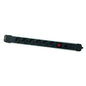 Elbat Regleta Alimentacion Aluminio - 6 Tomas Schuko - Interruptor On/Off - Proteccion de Sobrecarga - Cable de 1.50m