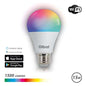 Elbat Bombilla LED Smart Wi-Fi A65 E27 15W 1500lm RGB - Temperatura 2700K a los 6000K - Control de Voz - Control Remoto - 3 Modos de Color: Frio, Natural y Calido