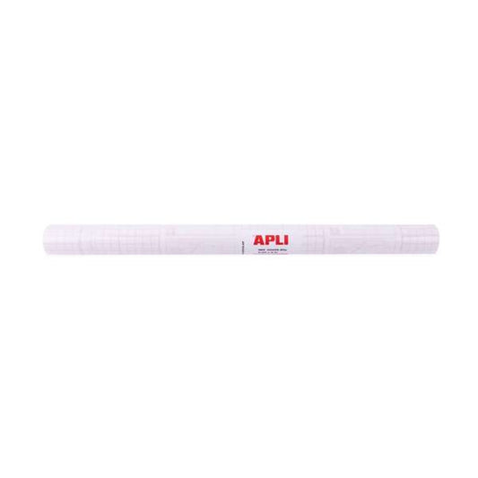 Apli Forro para Libros en Rollo 80µ 3 x 0,5 Metros - Polipropileno - Adhesivo Reposicionable - Alta Resistencia