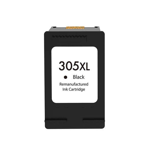 HP 305XL Negro Cartucho de Tinta Remanufacturado - Muestra Nivel de Tinta