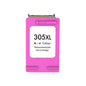 HP 305XL Color Cartucho de Tinta Remanufacturado - Muestra Nivel de Tinta