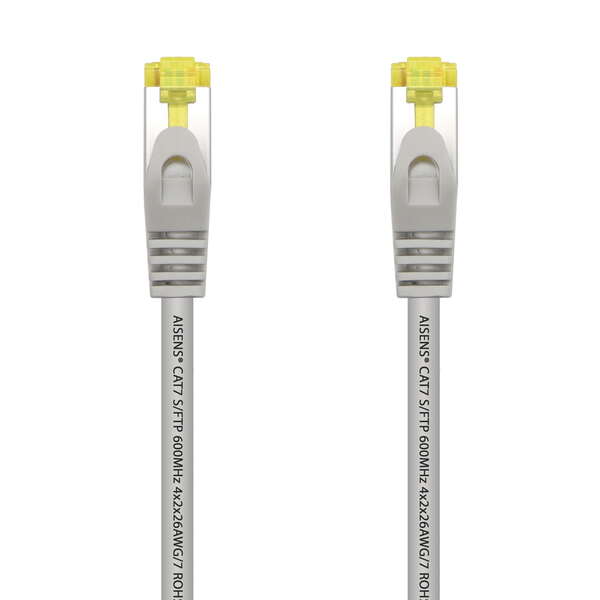 Aisens Cable de Red Latiguillo RJ45 LSZH Cat.7 600 Mhz S/FTP PIMF AWG26 - 3.0M - Color Gris