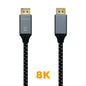 Aisens Cable Displayport V1.4 8K@60hz - DP/M-DP/M - 0.5m - Color Gris