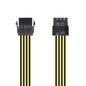 Aisens Cable Alimentacion - 8 Pin/H-4+4 Pin/M - 30cm - Color Negro