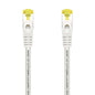 Aisens Cable de Red Latiguillo RJ45 LSZH Cat.7 600 MHz S/FTP PIMF AWG26 - 1.0M - Color Blanco