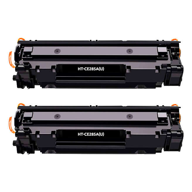 HP CE285A/CE278A/CB435A/CB436A Negro Pack de 2 Cartuchos de Toner Genericos