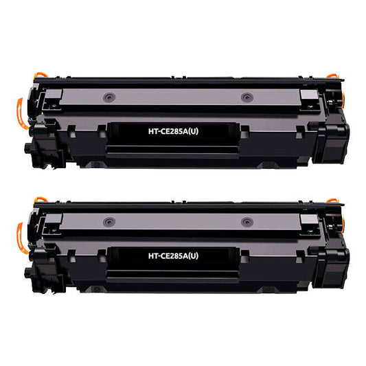 HP CE285A/CE278A/CB435A/CB436A Negro Pack de 2 Cartuchos de Toner Genericos