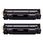 HP CE285A/CE278A/CB435A/CB436A Negro Pack de 2 Cartuchos de Toner Genericos