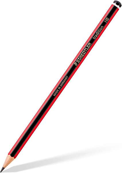 Staedtler Tradition 110 Lapiz de Grafito Hexagonal - Mina HB - Resistencia a la Rotura - Madera Bosques Sostenible - Cantidad: 12