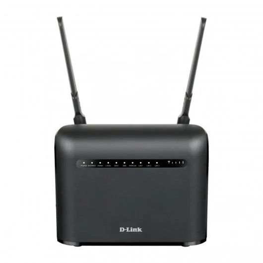D-Link Router 4G LTE Cat4 WiFi AC1200 Dual Band - Velocidad hasta 1200 Mbps - 2 Antenas Externas - 3 Puertos RJ-45