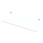 Fellowes Tablero para Mesa Regulable en Altura 180x80cm - Resistente a Rasguños y Manchas - Gestión de Cables Integrados - Anclajes de Metal - Color Blanco