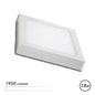 Elbat Downlight de Pared LED 18W 1950lm - Forma Cuadrada 225mm - 4000K Luz Blanca