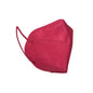 Agrupacion Salud Mascarillas FFP2 NR Clip Nasal Ajustable, Homologadas CE 0161 CAT III, Normativa UNE-EN 149:2001+A1:2009 FFP2, Color Burdeos - Cantidad: 10