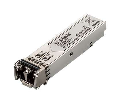 D-Link Modulo Transceptor de Fibra Multimodo Mini-GBIC SFP a 1000BaseSX de 1 Puerto - Hasta 550m