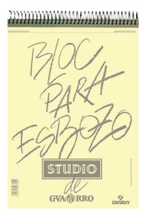Canson Bloc de Dibujo para Esbozo de 100 Hojas A4 - 21x29.7cm - 90g - Color Blanco