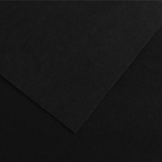 Canson Guarro Pack de 25 Cartulinas Iris de 185g - 50x65cm - Color Negro