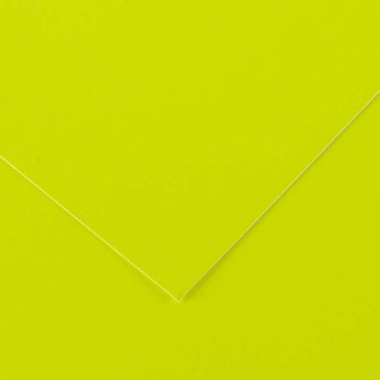 Canson Guarro Pack de 25 Cartulinas Iris de 185g - 50x65cm - Color Amarillo Fluo