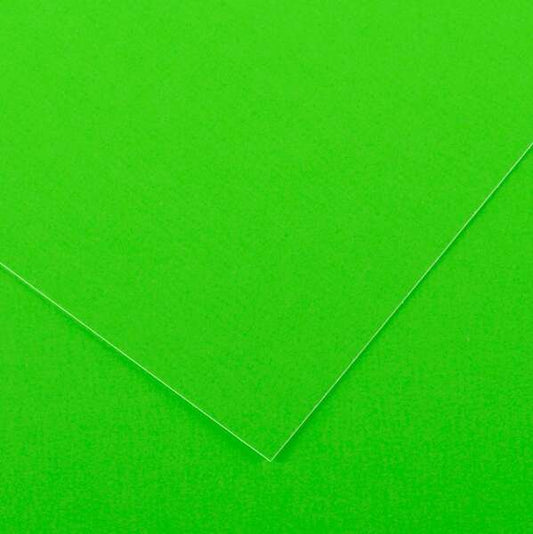 Canson Guarro Pack de 25 Cartulinas Iris de 185g - 50x65cm - Color Verde Fluo
