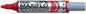 Pentel Maxiflo Rotulador para Pizarra Blanca - Regulacion del Flujo de Tinta - Punta Redonda - Ancho de Linea 2,5mm - 50% de Materiales Reciclados - Color Rojo - Cantidad: 12