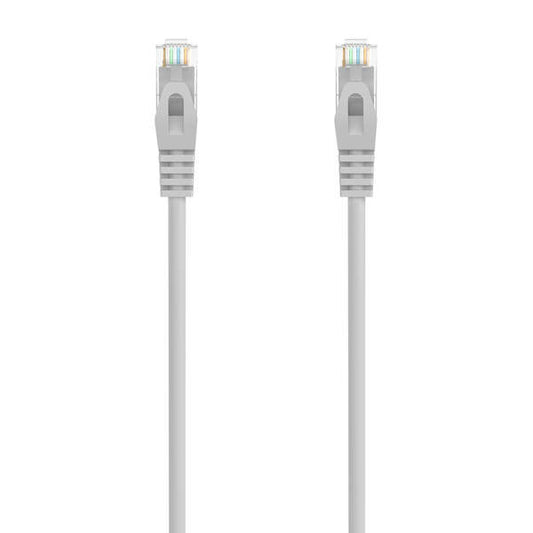 Aisens Cable de Red Latiguillo RJ45 LSZH Cat.6A 500 MHZ UTP AWG24 - 20m - Libre de Halogenos - 10 Gigabit/s - Color Gris