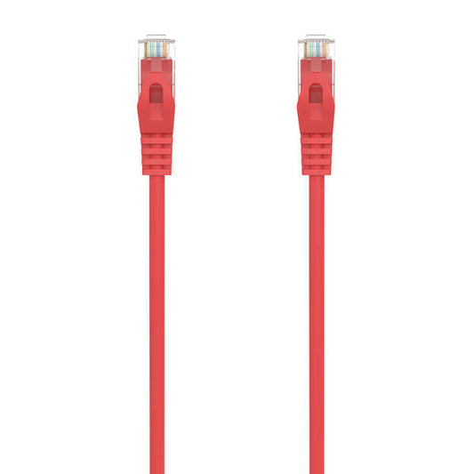 Aisens Cable de Red Latiguillo RJ45 LSZH Cat.6A 500 MHZ UTP AWG24 - 2m - Libre de Halogenos - 10 Gigabit/s - Color Rojo
