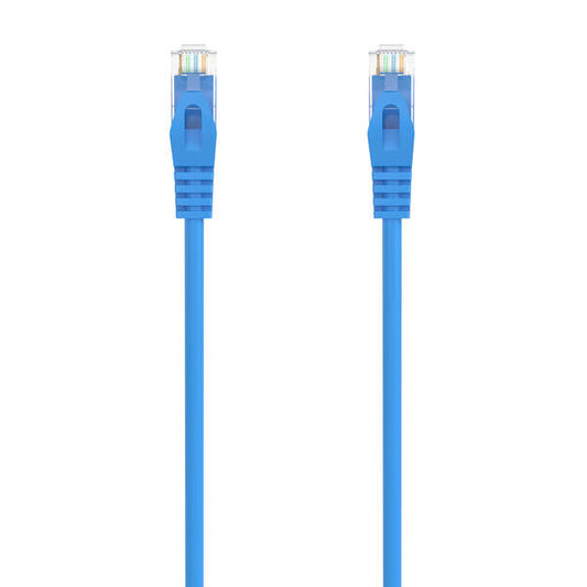 Aisens Cable de Red Latiguillo RJ45 LSZH Cat.6A 500 MHZ UTP AWG24 - 3m - Libre de Halogenos - 10 Gigabit/s - Color Azul