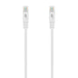 Aisens Cable de Red Latiguillo RJ45 LSZH Cat.6A 500 MHZ UTP AWG24 - 0.50m - Libre de Halogenos - 10 Gigabit/s - Color Blanco