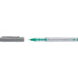 Faber-Castell Roller Free Ink Boligrafo de Tinta Liquida - Punta Conica 0,7mm - Ancho de Linea Fino - Clip de Metal - Color Verde