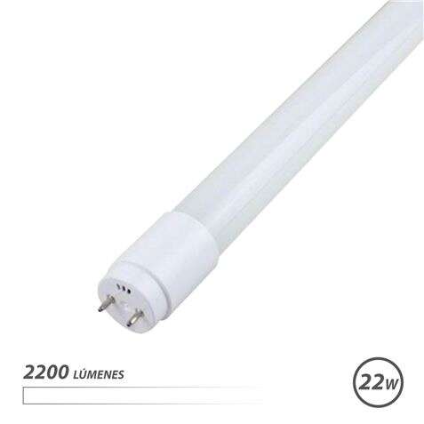Elbat Tubo LED Cristal 22W 150cm Luz - Color Blanco - Cantidad: 25
