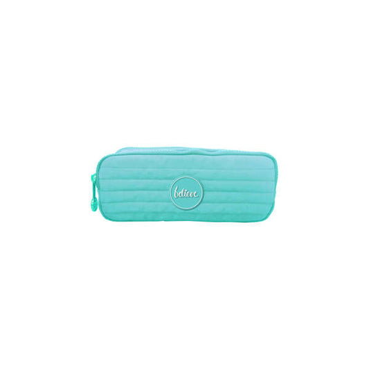 Dohe Serie Pastel Portatodo Doble - Cierre de Cremallera - Color Verde Pastel