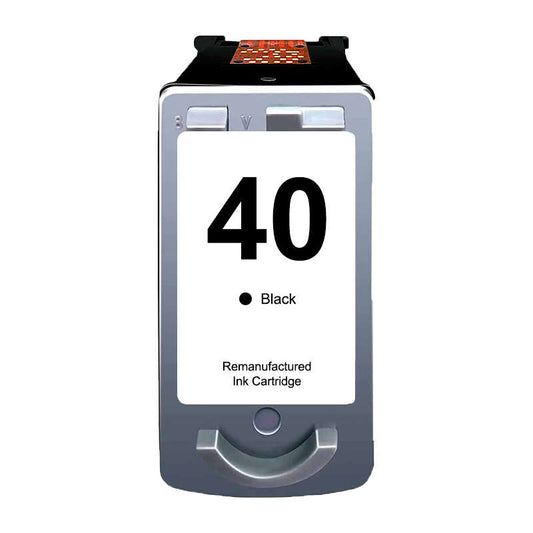 Canon PG40/PG50/PG37 Negro Cartucho de Tinta Remanufacturado - Muestra Nivel de Tinta