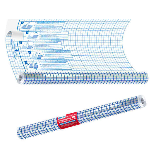 Dohe Rollo Forralibros Autoadhesivo - Tamaño 50x300cm - Material PVC 80 micras