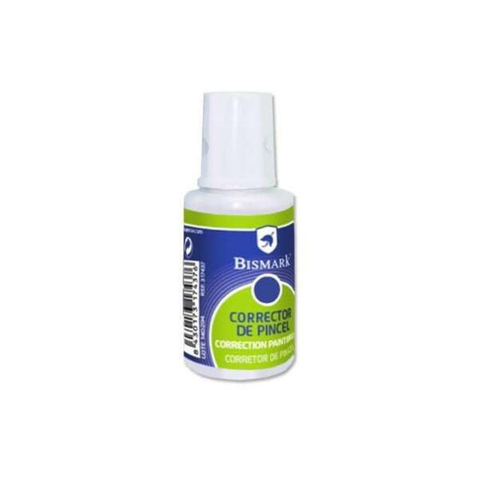 Bismark Liquido Corrector 16ml - Secado Rapido - Aplicador de Pincel - Tamaño Compacto - Cantidad: 10