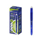 Bismark Fix Boligrafo Borrable - Punta Fina 0.7mm - Con Capuchon - Color Azul - Cantidad: 12