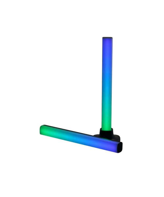 Ksix 2 Barras de luz SmartLED RGBIC 35lm - Bluetooth, WiFi - Compatible con Asistentes de Voz