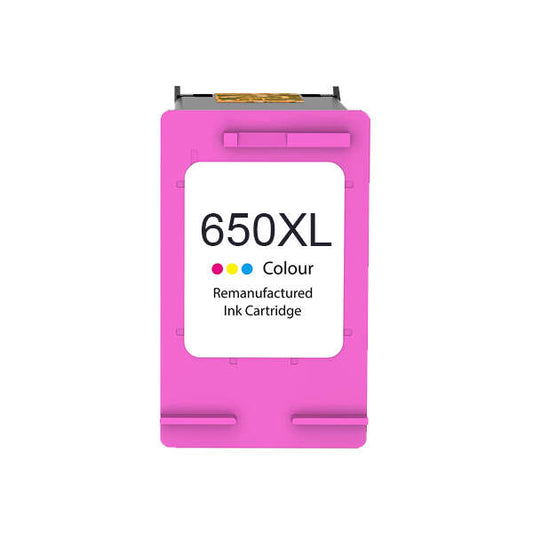 HP 650XL Color Cartucho de Tinta Remanufacturado