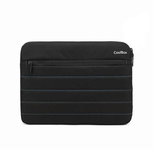 CoolBox Funda para Tablet/Netbook/Portatil hasta 13" - Acolchado - Tejido Impermeable - Cierre de Cremallera - Color Negro