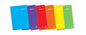 Enri Plus Cuaderno Espiral Formato Folio Pautado 3.5mm - 80 Hojas 90gr con Margen - Cubierta de Plastico - Colores Surtidos - Cantidad: 5