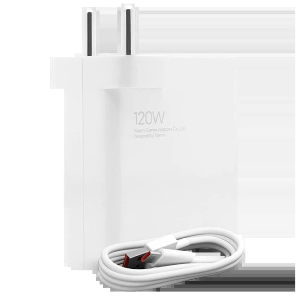 Xiaomi 120W Charging Combo Cargador de Pared para Smartphone USB-A 120W + Cable - Identificacion Inteligente de Dispositivos -