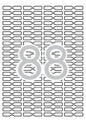 Apli Etiquetas Blancas Removibles Joyeria 45.0 x 8.0mm 25 Hojas