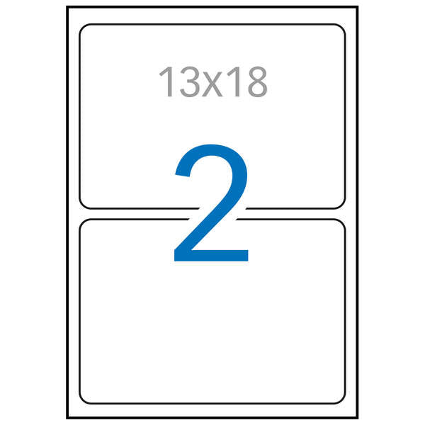 Apli Etiquetas Blancas Calidad Foto 178.0 x 127.0mm 10 Hojas