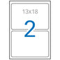 Apli Etiquetas Blancas Calidad Foto 178.0 x 127.0mm 10 Hojas