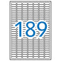 Apli Etiquetas Blancas Opacas 25.4 x 10.0mm 20 Hojas