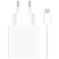 Xiaomi 67W Charging Combo Cargador de Pared para Smartphone USB-A 67W + Cable - Identificacion Inteligente de Dispositivos