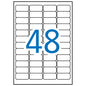 Apli Etiquetas Blancas de Seguridad 45.7 x 21.2mm 10 Hojas