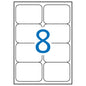 Apli Etiquetas Blancas Resistentes Intemperie 99.1 x 67.7mm 20 Hojas